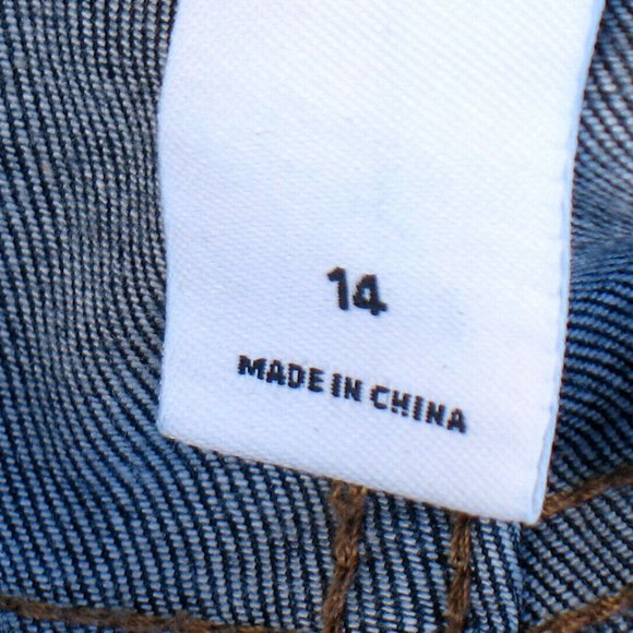 St Johns Bay Bootcut High Rise 35 x 31 Stretch Jeans Dark Wash Sz 14 (tag) - Picture 7 of 8